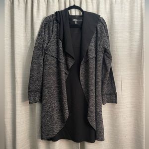 Kensie Black & White Jacket Size Large